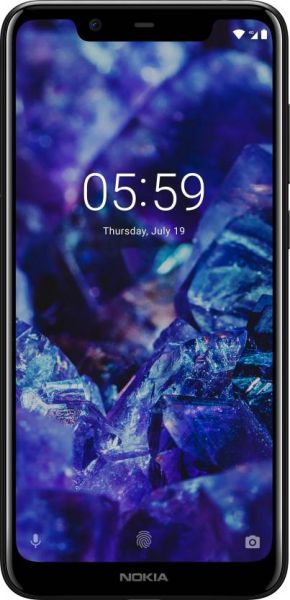 Nokia 5.1 Plus Dual SIM - 32GB, 3GB RAM, 4G LTE, Midnight Gloss Blue